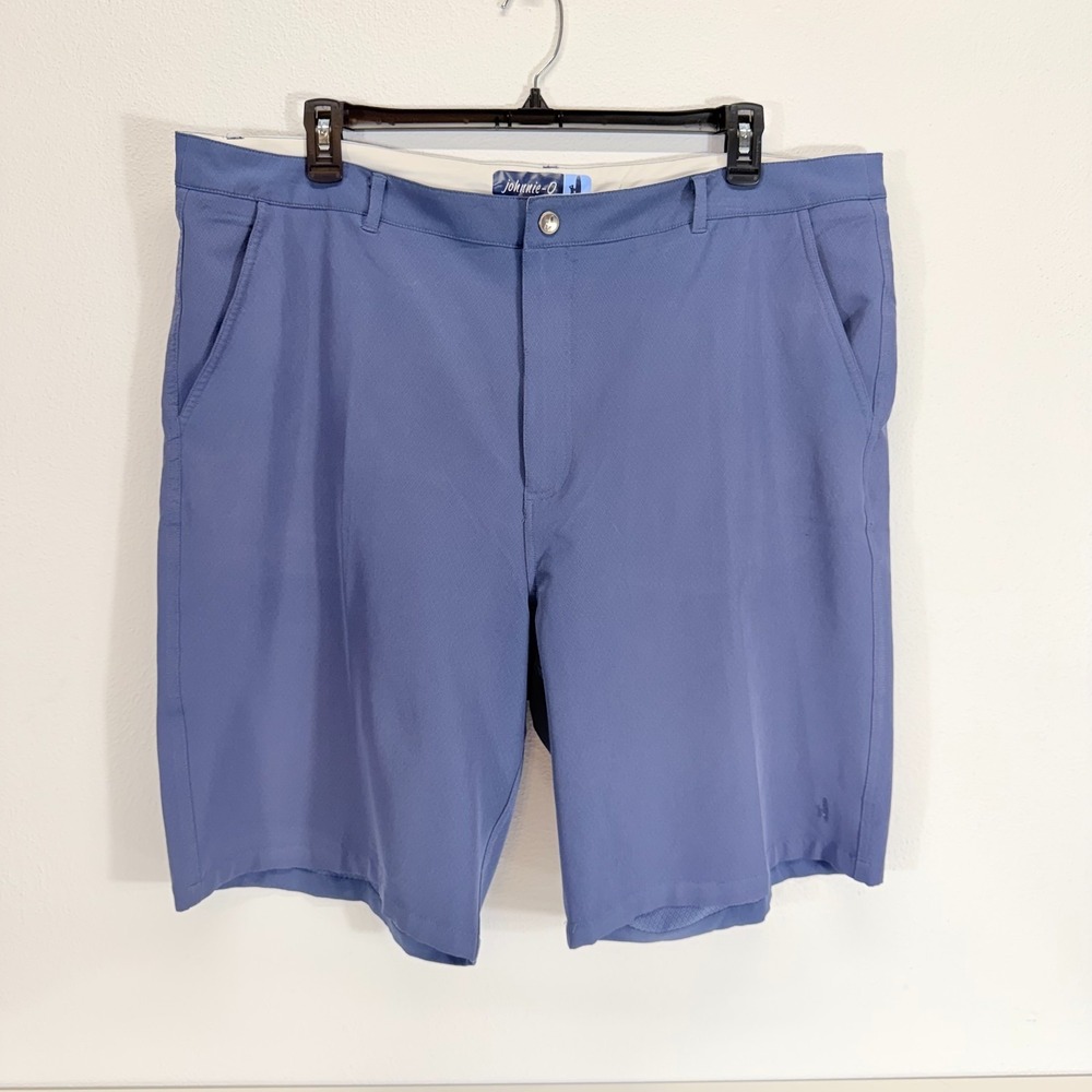 johnnie-O Prep-Formance Mulligan‎ Maritime Blue Chino Golf Shorts Big & Tall 44T